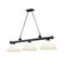 Z-Lite Cordon 3 Light Billiard, Matte Black & Matte Opal 2306-3MB-AMO14 - alternate 1